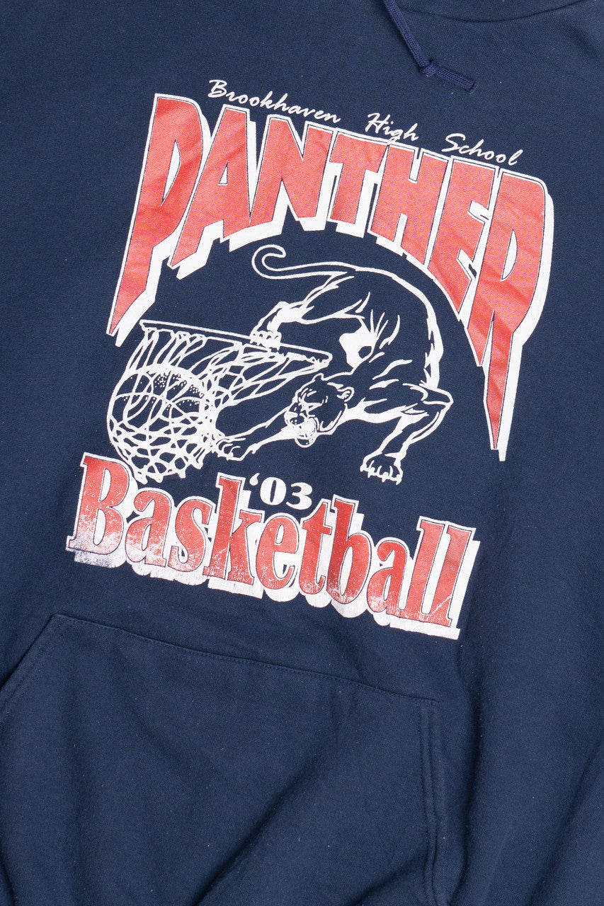 Vintage "Panther Basketball" Brookhaven High School Sweatshirt (2000s)