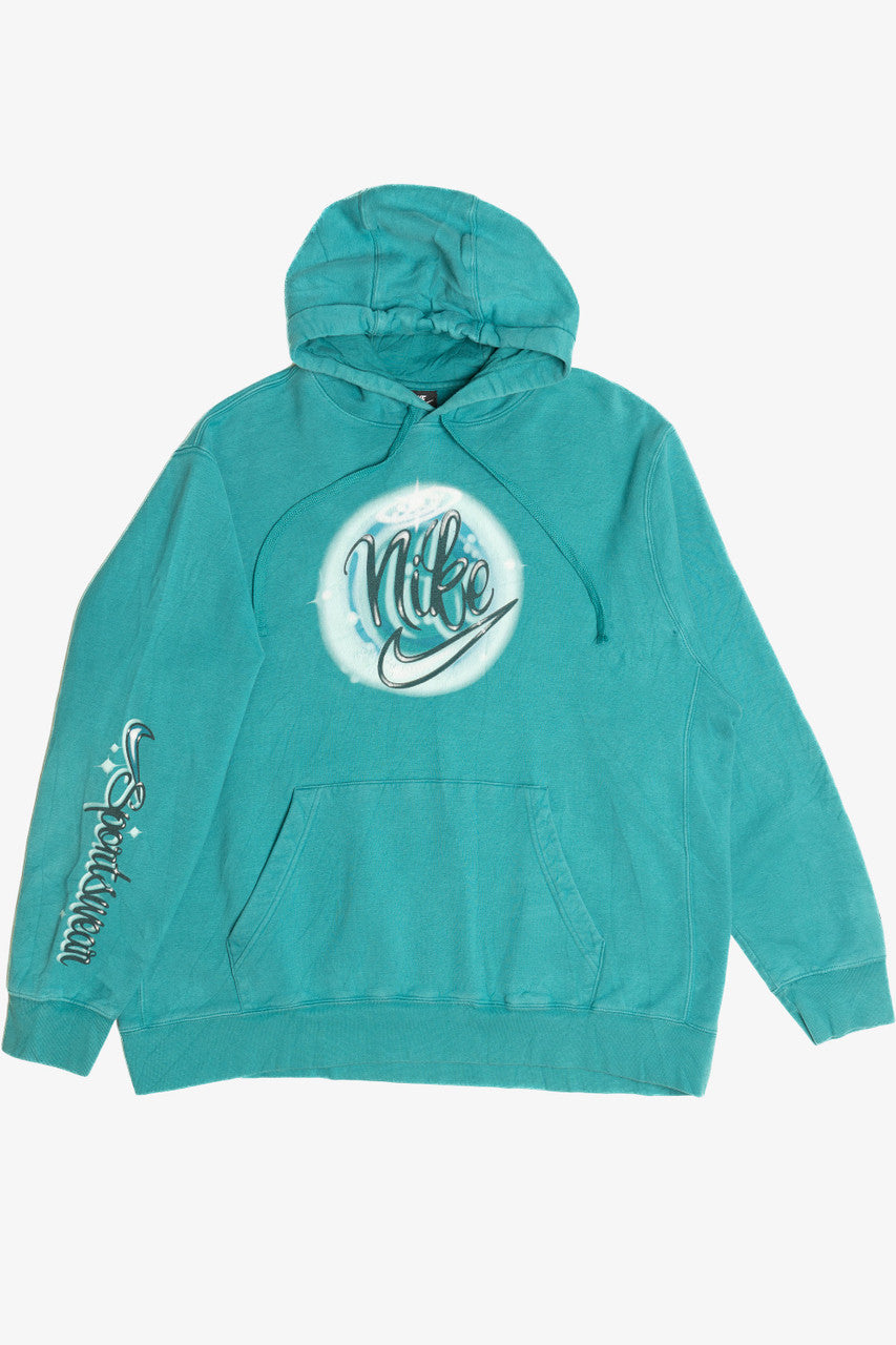 Vintage Nike Sportswear Air Brush Graphic Hoodie Sweatshirt (2000s)