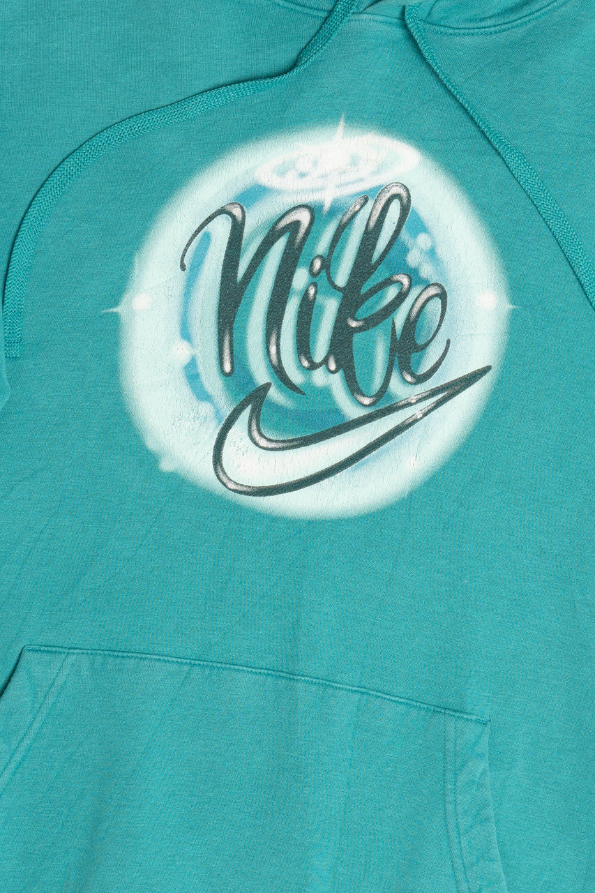 Vintage Nike Sportswear Air Brush Graphic Hoodie Sweatshirt (2000s)