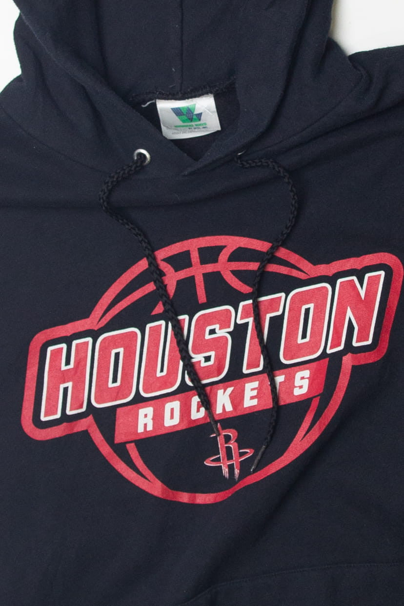 Vintage Winning Ways "Houston Rockets" Hooded Basketball Sweatshirt