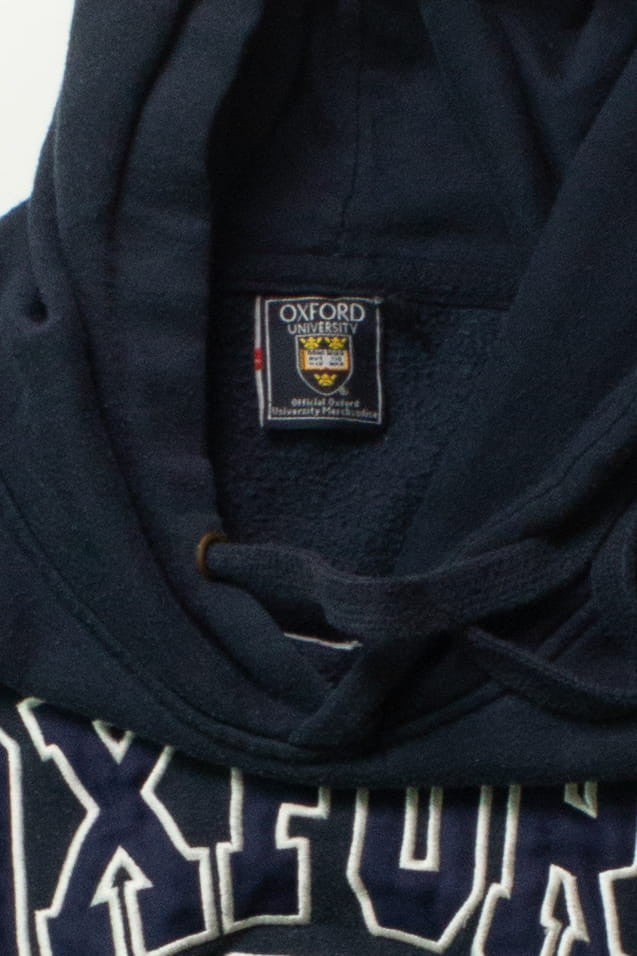 Navy Oxford University Hoodie (2000s)