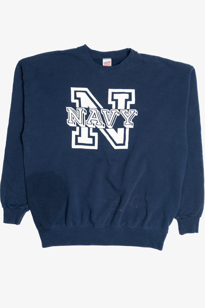"Navy" Spellout Soffe Sweatshirt 11331