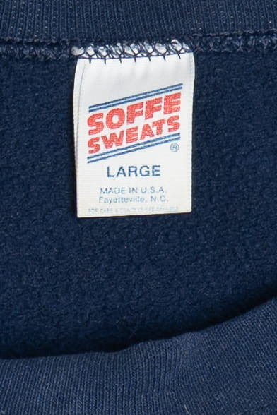 "Navy" Spellout Soffe Sweatshirt 11331