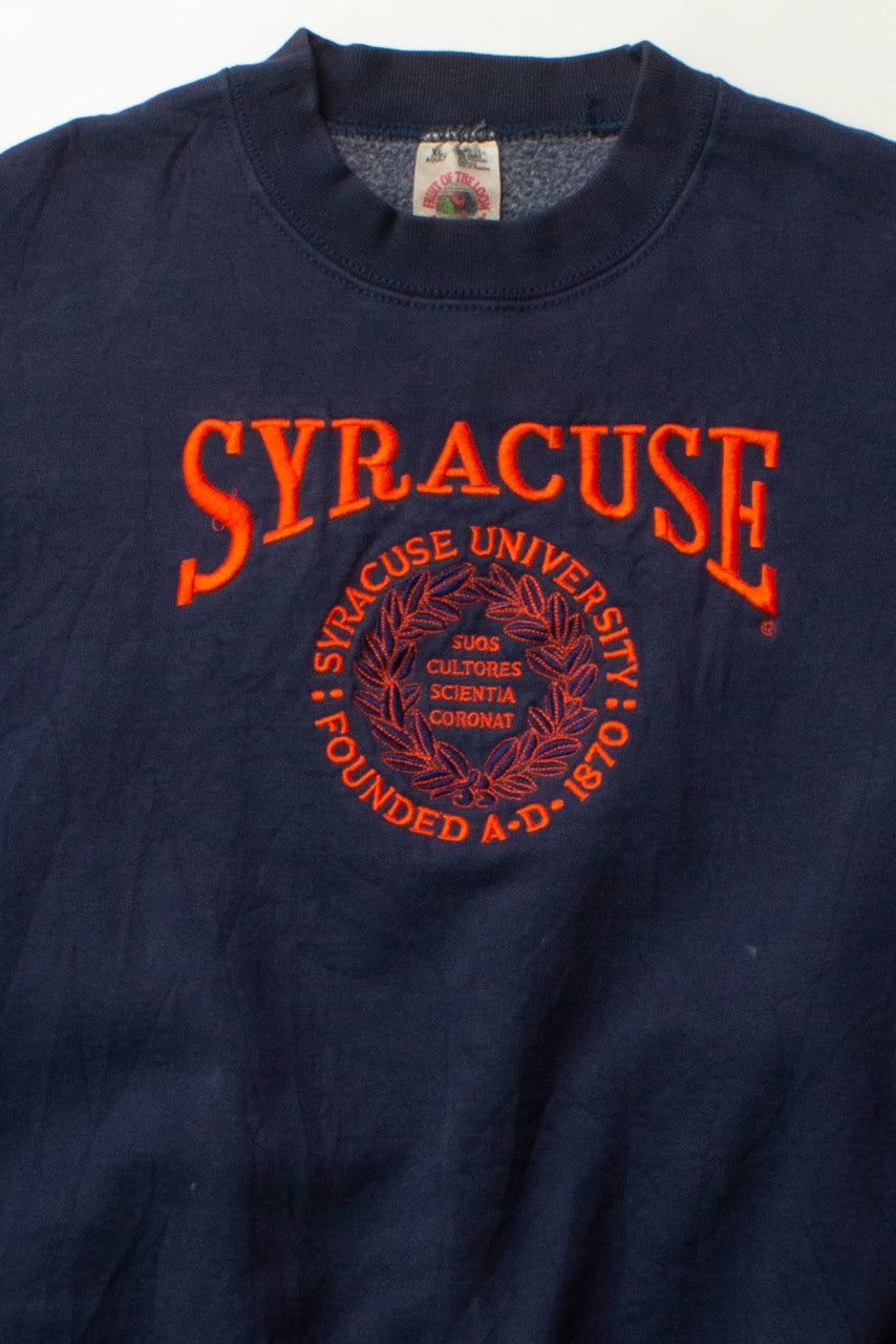 Vintage Navy Syracuse University Sweatshirt (1990s)