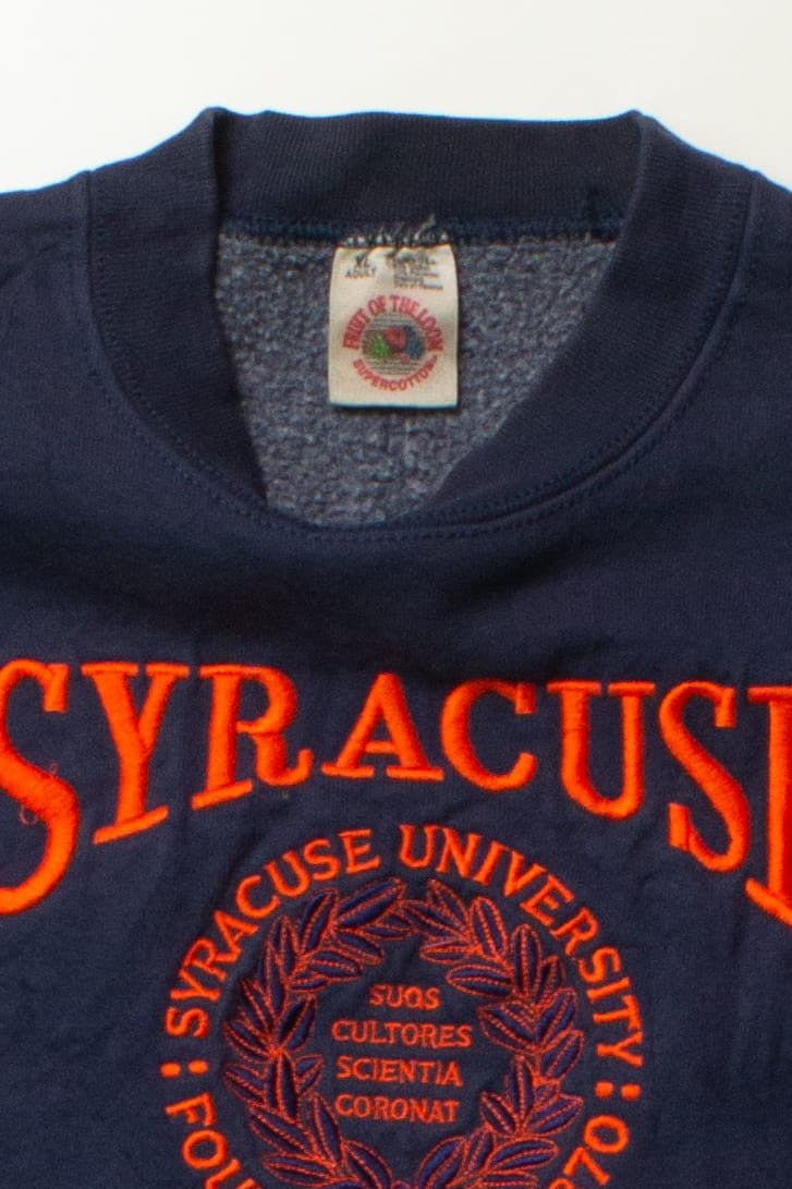 Vintage Navy Syracuse University Sweatshirt (1990s)