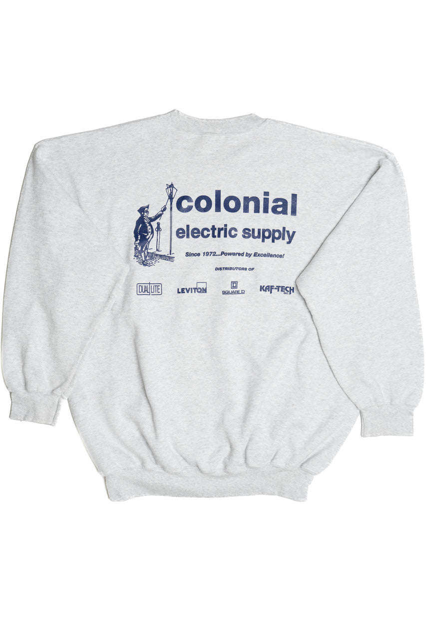 Vintage "Colonial Electric Supply" Sweatshirt (1990s) 11365