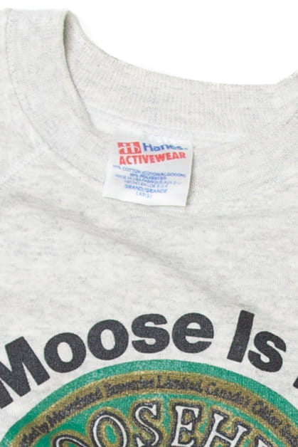 Vintage Hanes "The Moose Is Loose At The Mangy Moose" Sweatshirt (1990s)