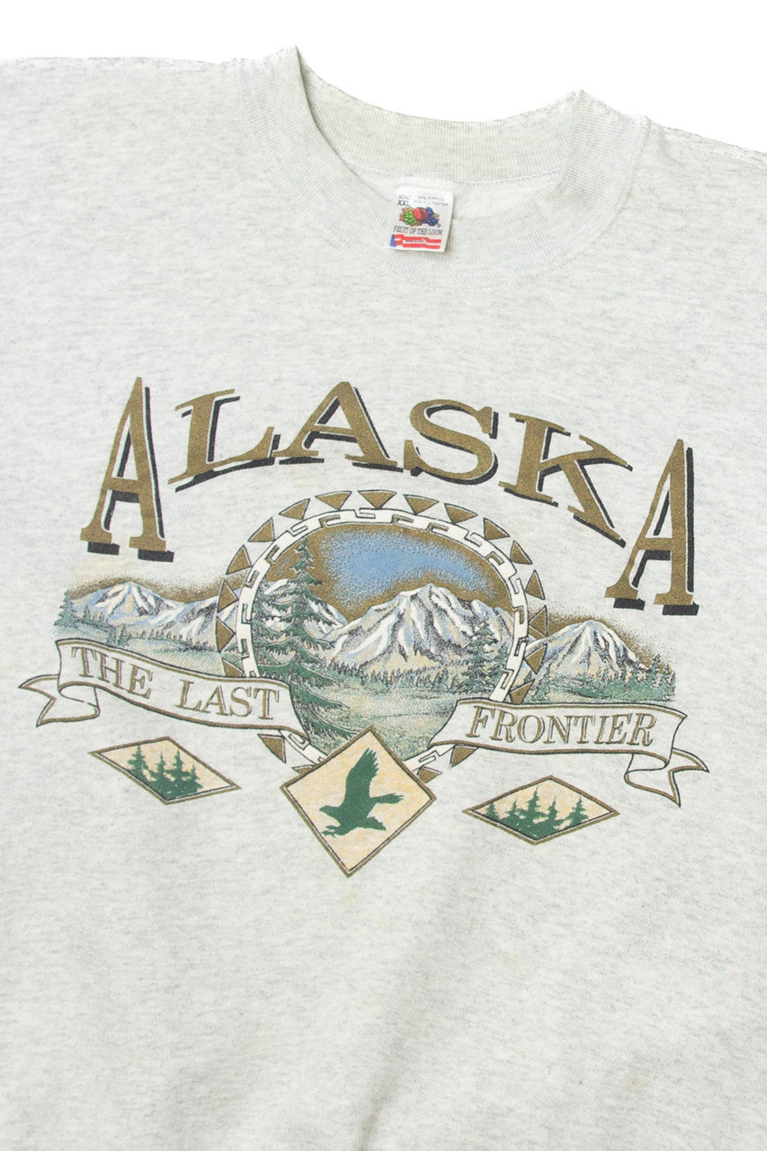 Vintage Fruit of the Loom "Alaska The Last Frontier" Sweatshirt (1990s)