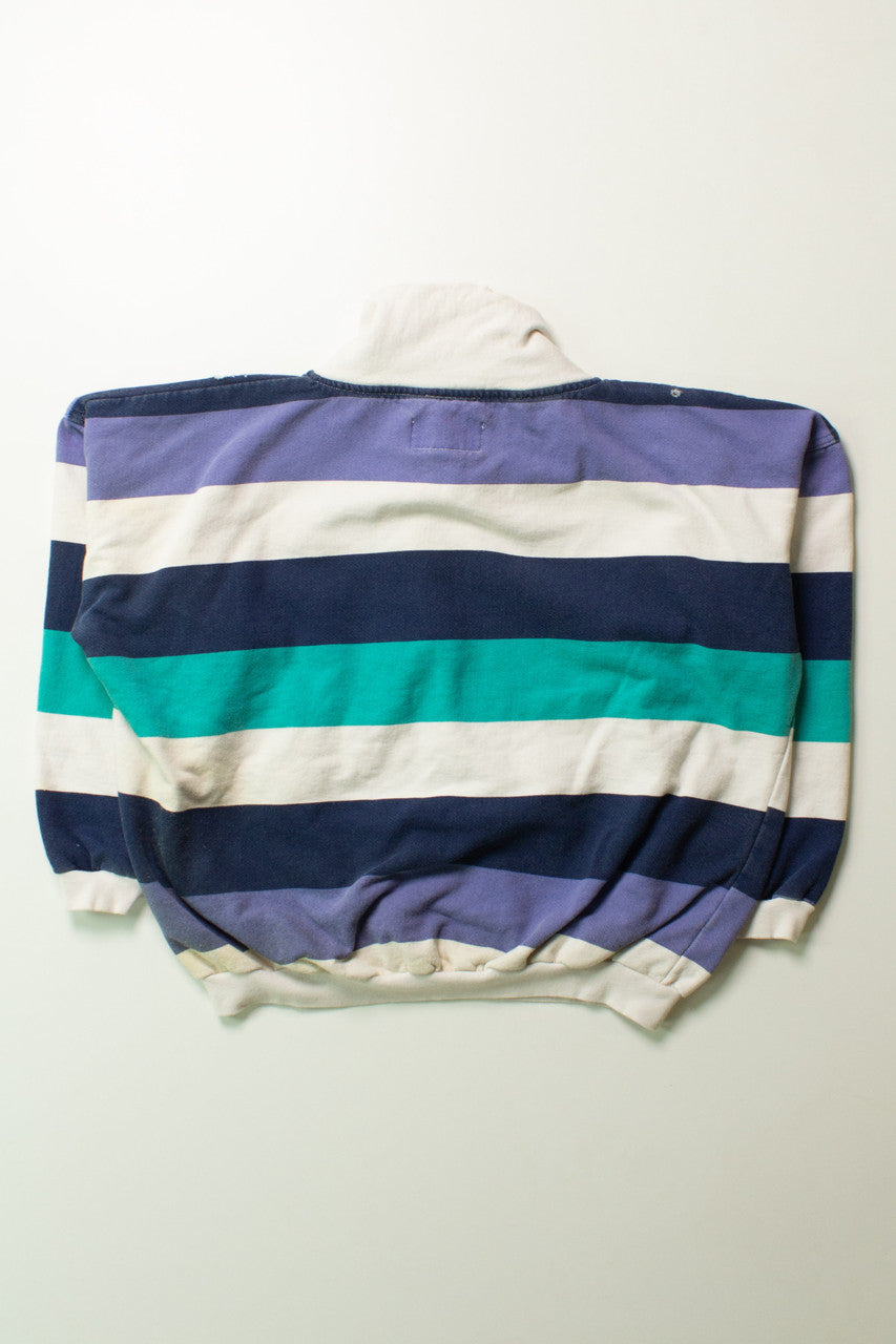 Vintage E.N.U.F. Internationale Striped Sweatshirt (1990s)
