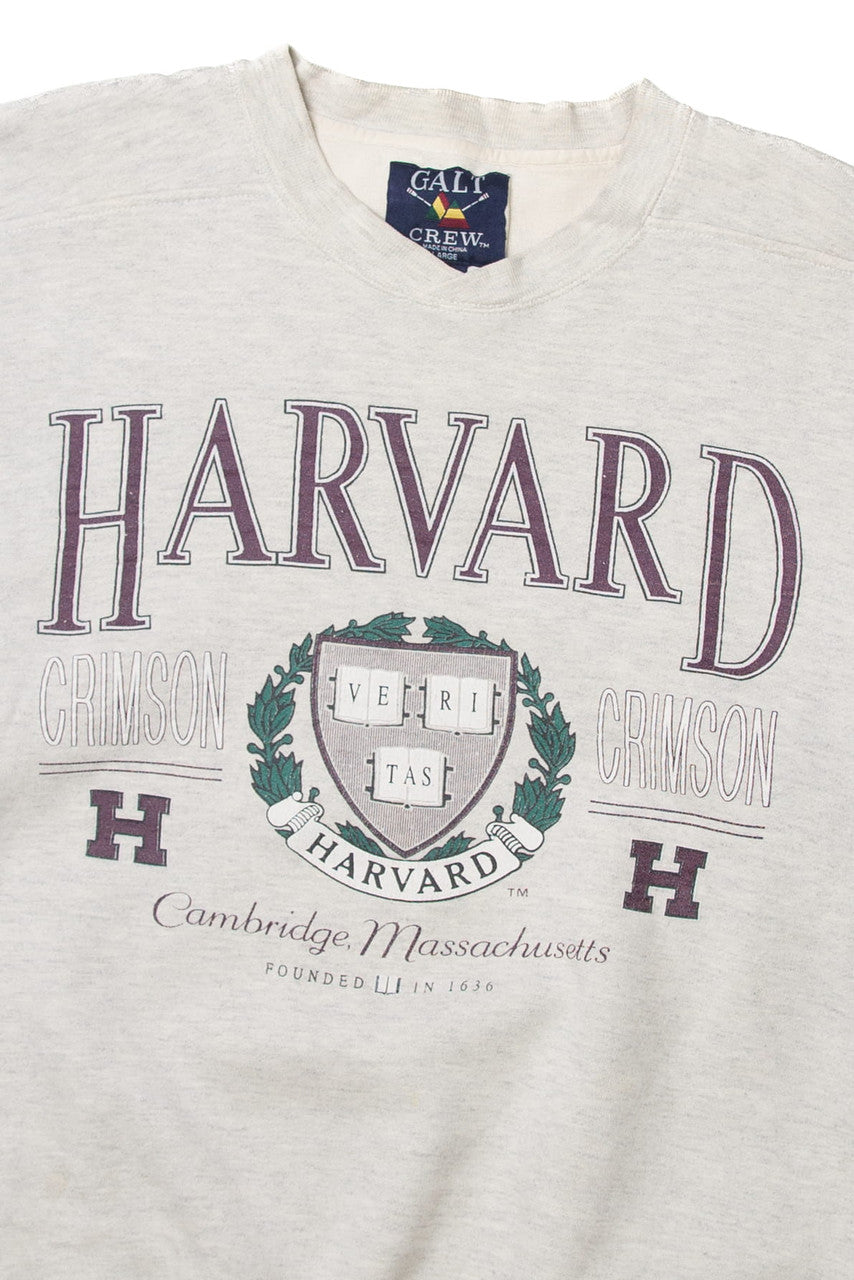 Recycled Galt Crew "Harvard" Sweatshirt
