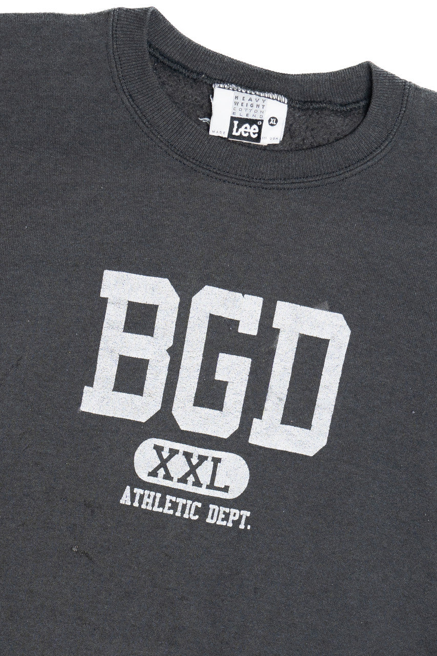 Vintage "BGD XXL Athletic Dept." Lee Sweatshirt (1990s)