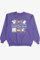 Vintage "Secretaries Are Special" Old Tech Sweatshirt (1990s) 11437