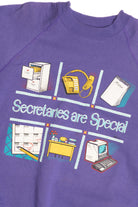 Vintage "Secretaries Are Special" Old Tech Sweatshirt (1990s) 11437
