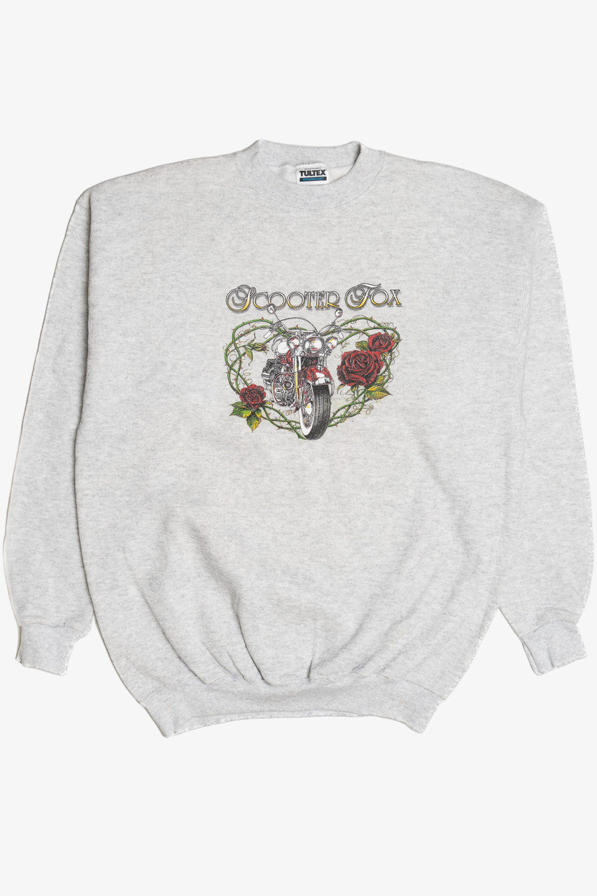 Vintage "Scooter Fox" Motorcycle Sweatshirt (1990s)
