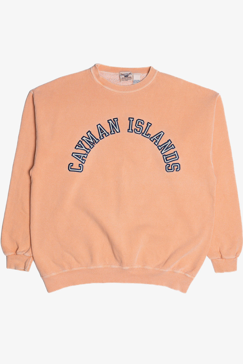 Vintage "Cayman Islands" Embroidered Sweatshirt (2000s)