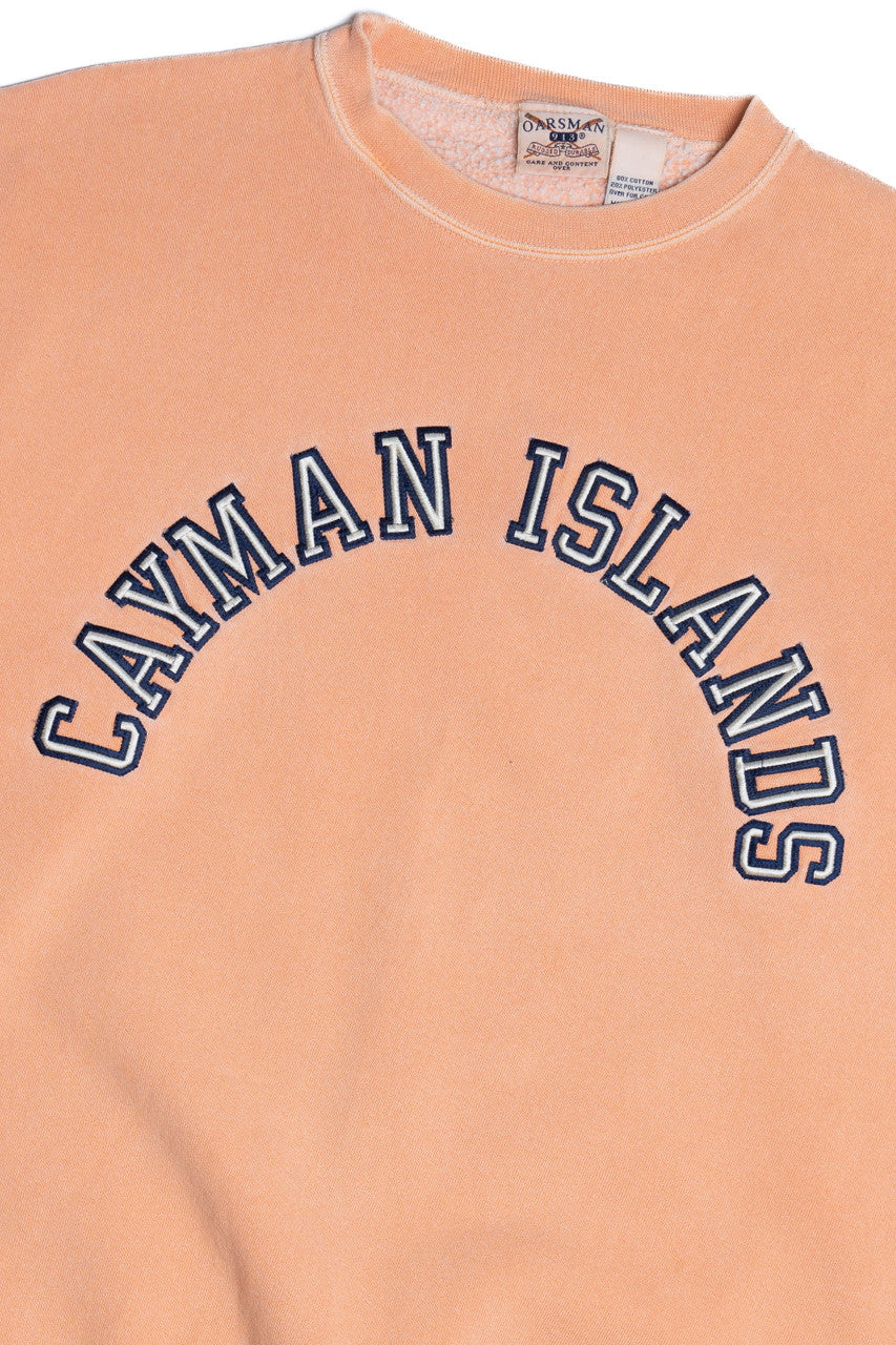 Vintage "Cayman Islands" Embroidered Sweatshirt (2000s)