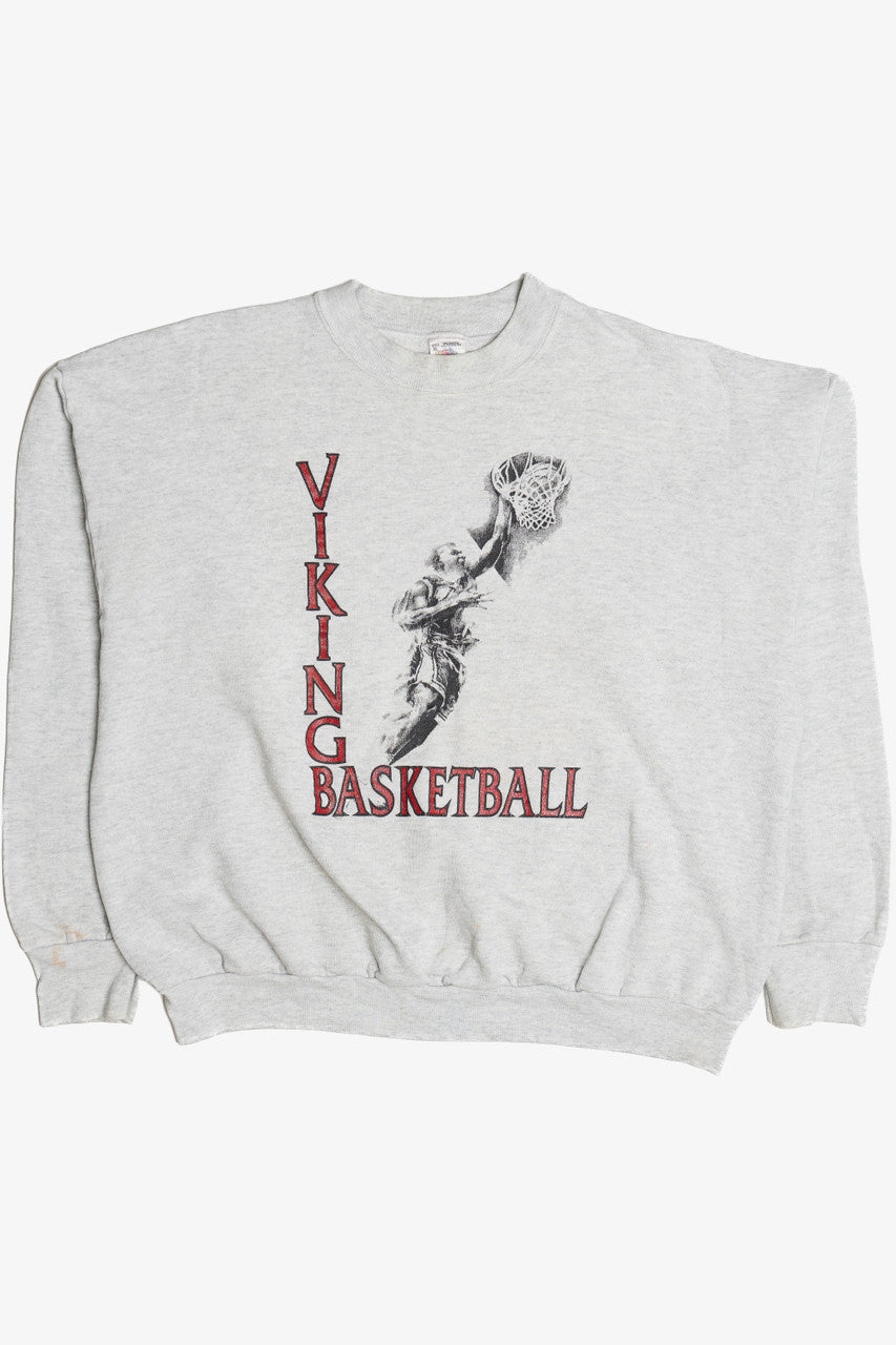 Vintage "Viking Basketball" Sweatshirt (1990s)