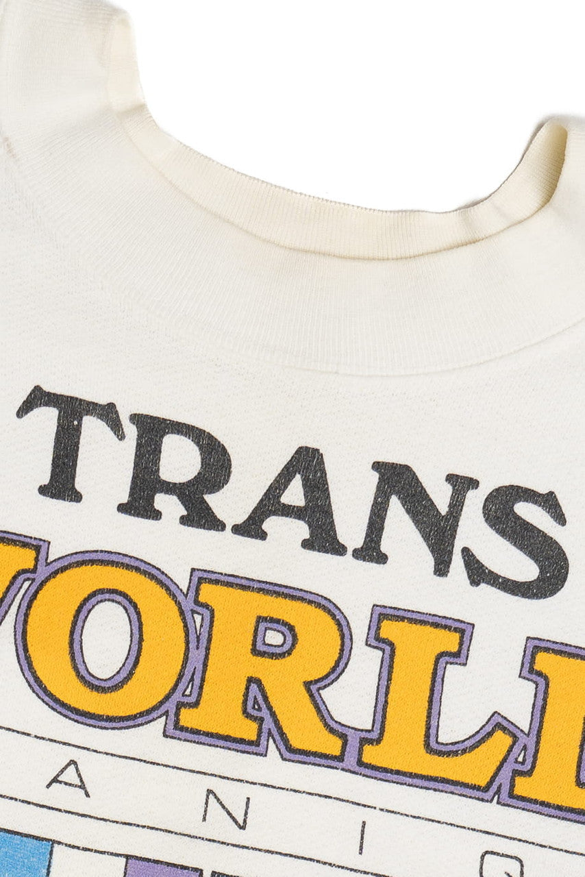 Vintage "Trans World" French Scuba Diving Sweatshirt (1980s)