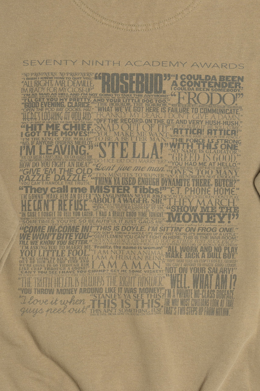 The Oscars 79th Academy Awards Embroidered Logo Movie Quotes Sweatshirt (2007)