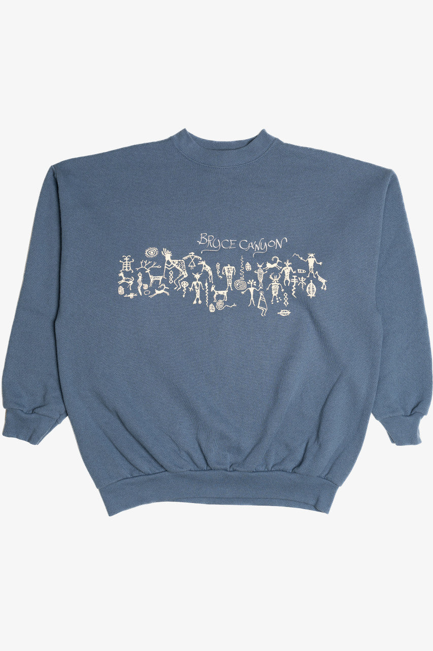 Vintage "Bryce Canyon" Petroglyphs Sweatshirt (1990s)