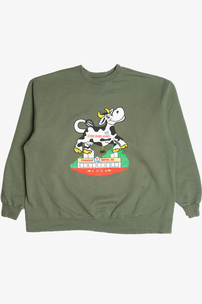 "Creamland" Dairies Inc. Sweatshirt (2000s)