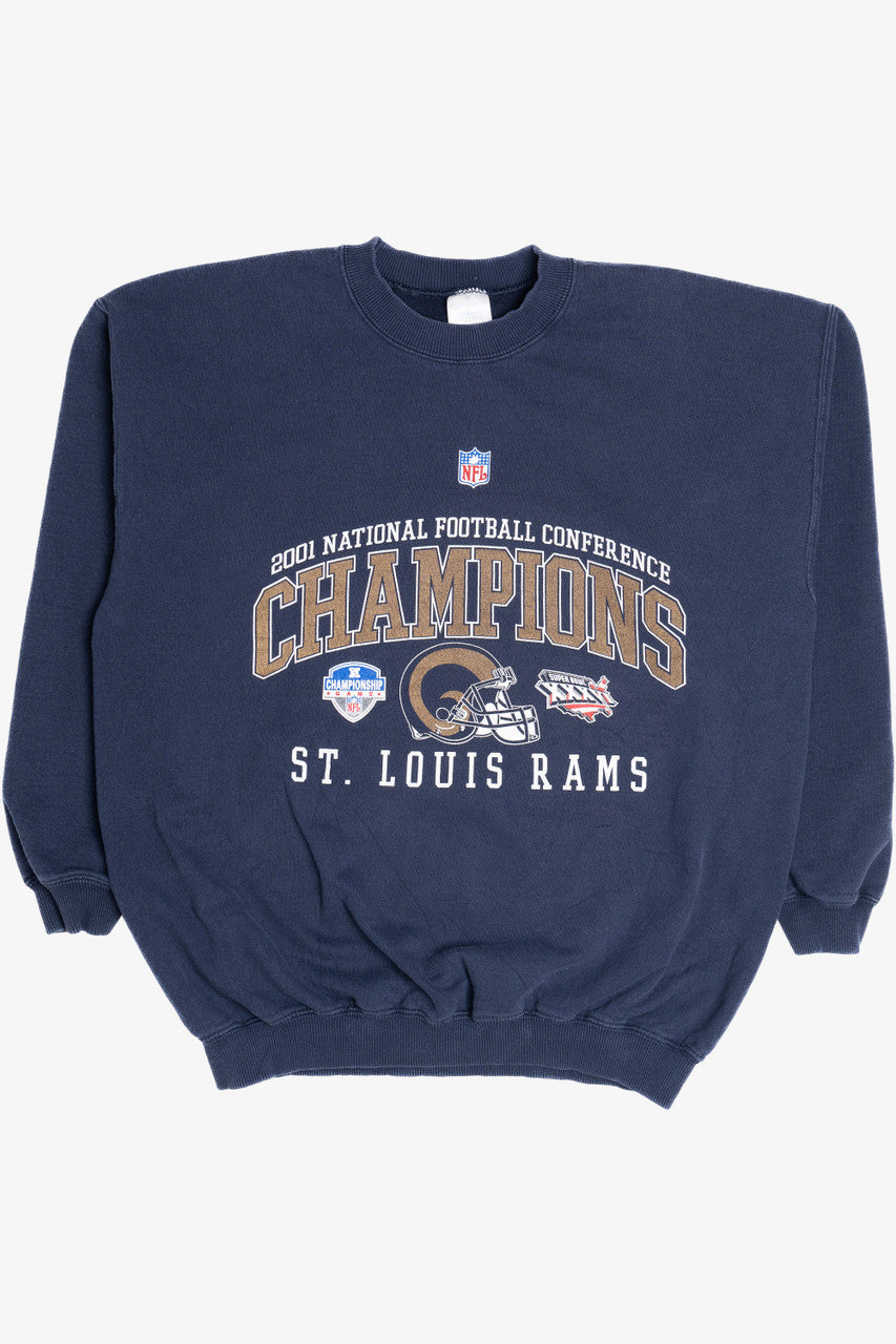 Vintage St Louis Rams 2001 NFC Champions Sweatshirt (2000s)