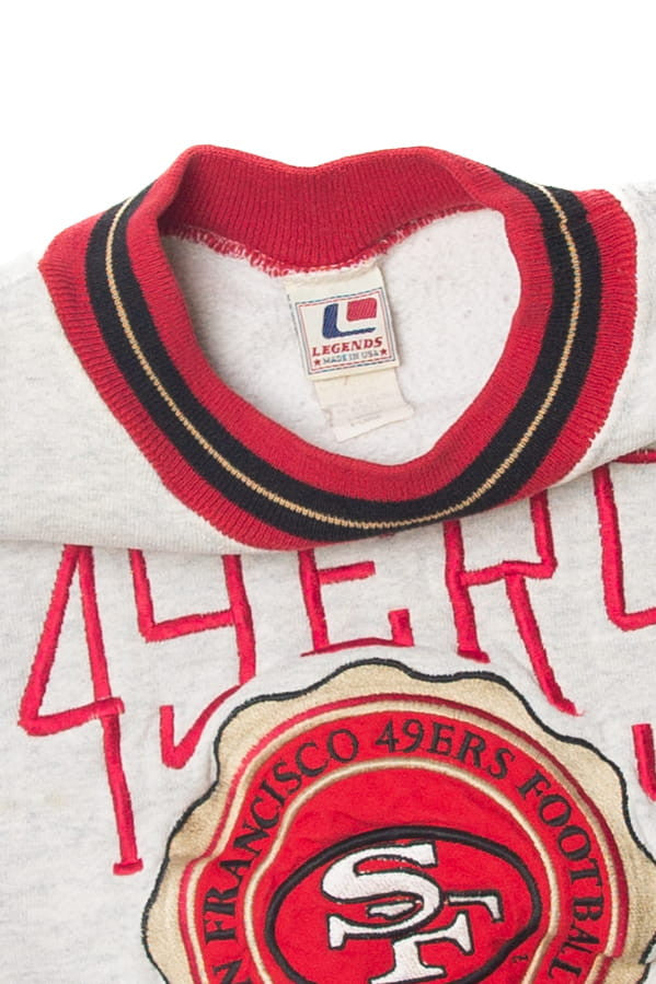 Vintage Embroidered 49ers Legends Sweatshirt