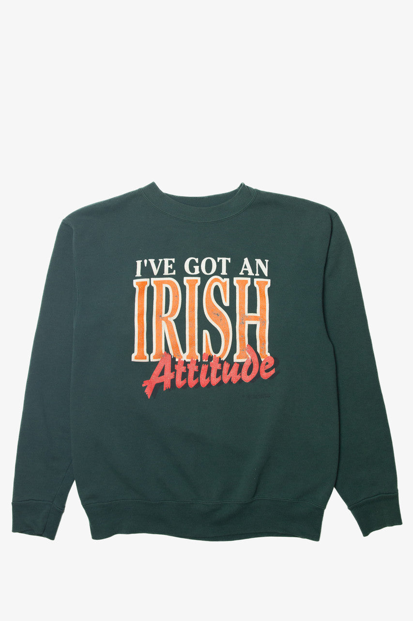 Vintage "I've Got An Irish Attitude" Sweatshirt (1990s)