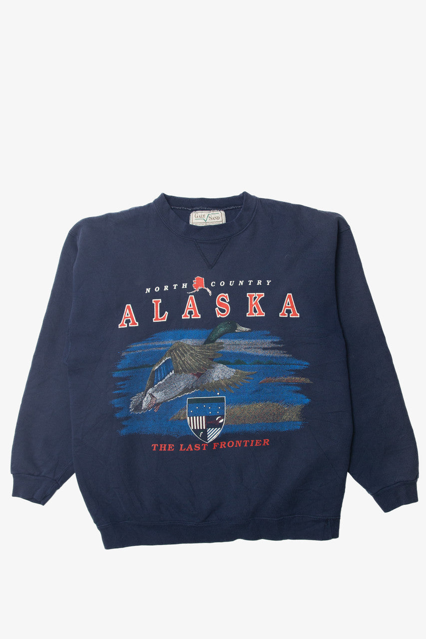 Vintage "Alaska The Last Frontier" Sweatshirt (1990s) 11536