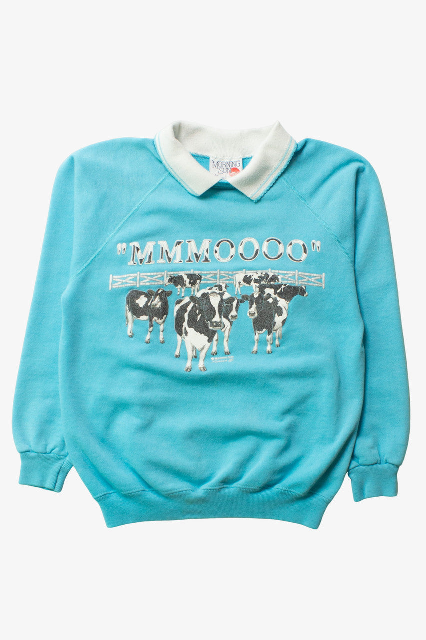 Vintage MMMOOOO Sweatshirt (1980s)