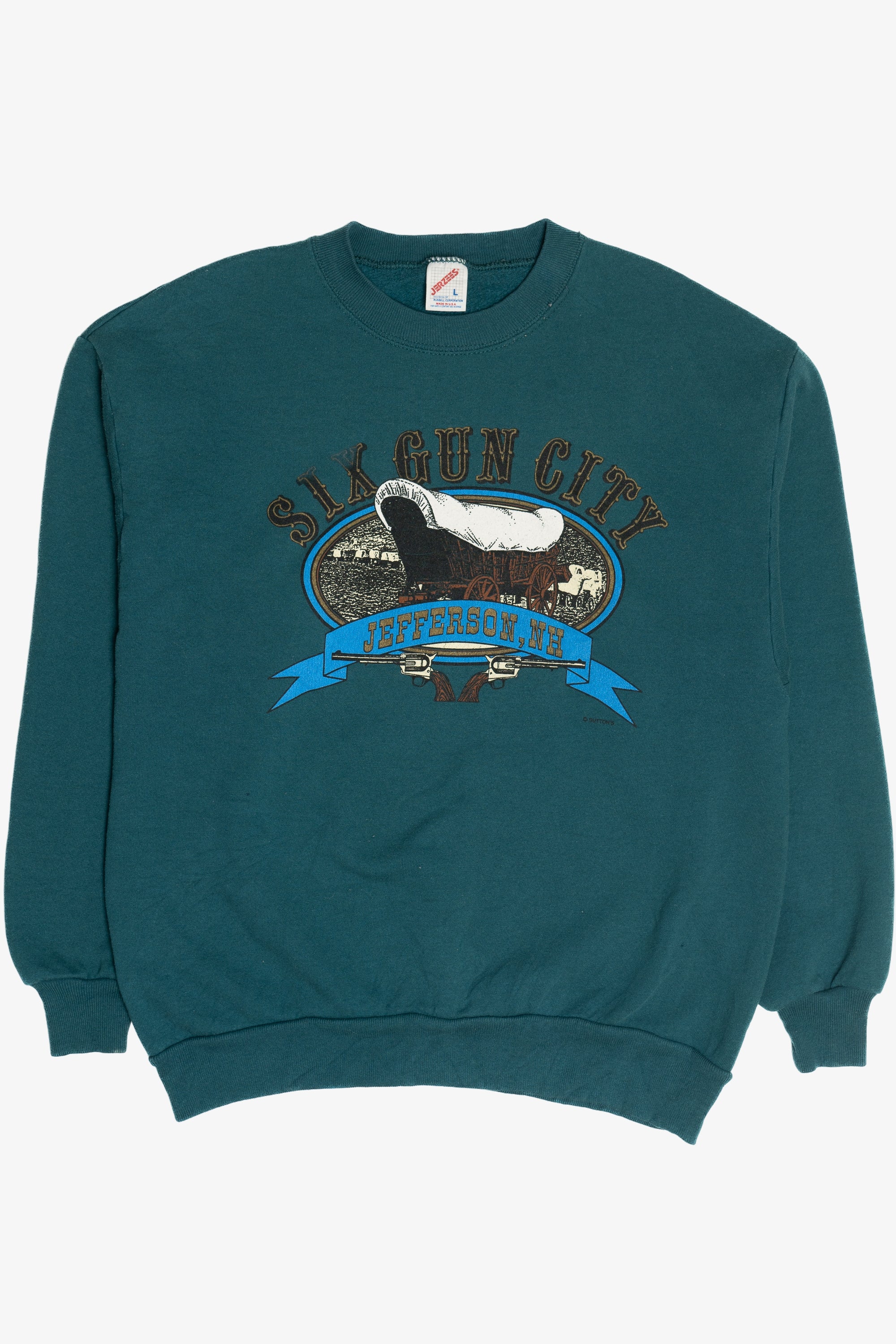Vintage "Six Gun City" Jefferson, NH Sweatshirt (1990s)