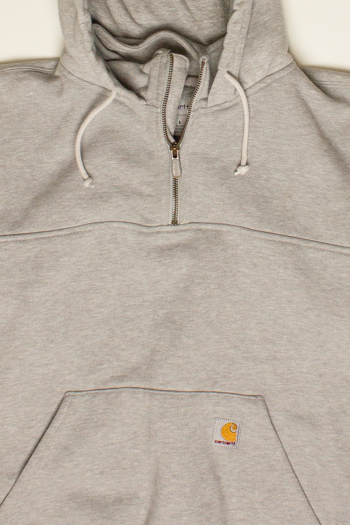 Gray Carhartt Quarter Zip Hoodie (2000s (estimated))