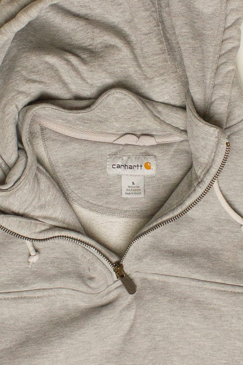 Gray Carhartt Quarter Zip Hoodie (2000s (estimated))