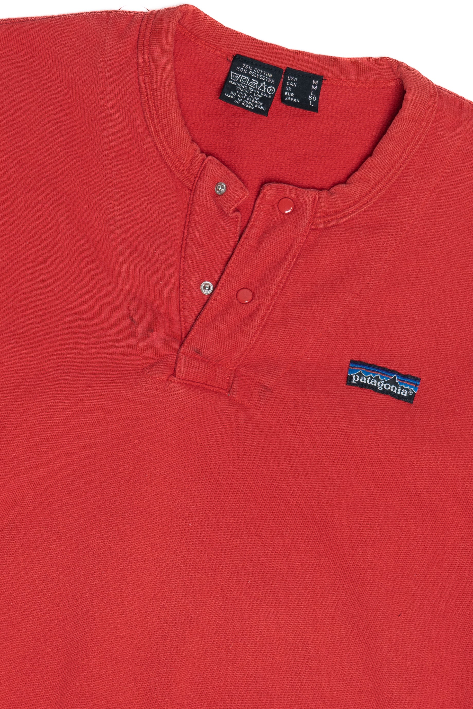 Vintage Patagonia Snap Button Pullover Sweatshirt (1990s)