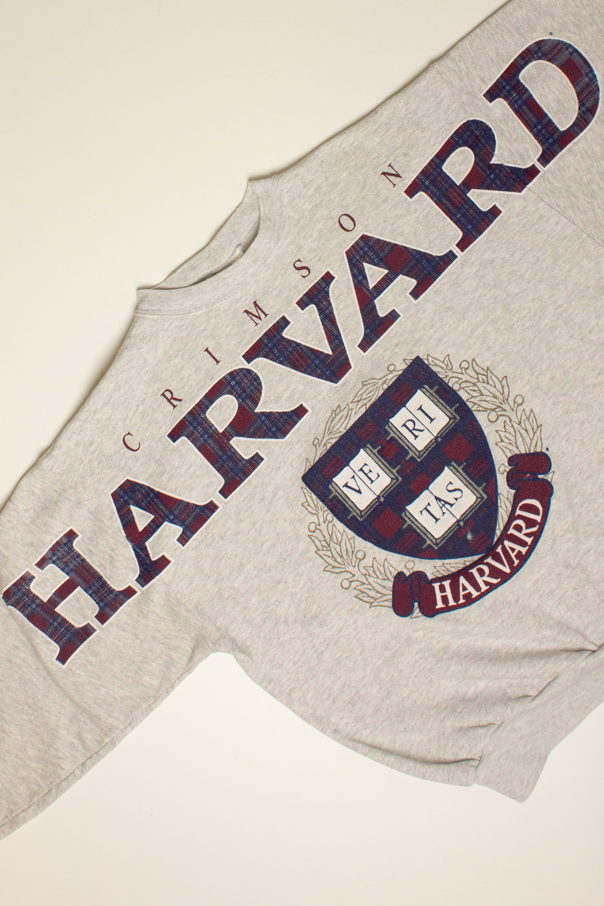 Vintage Crimson Harvard Spell Out Sweatshirt (1990s (estimated))