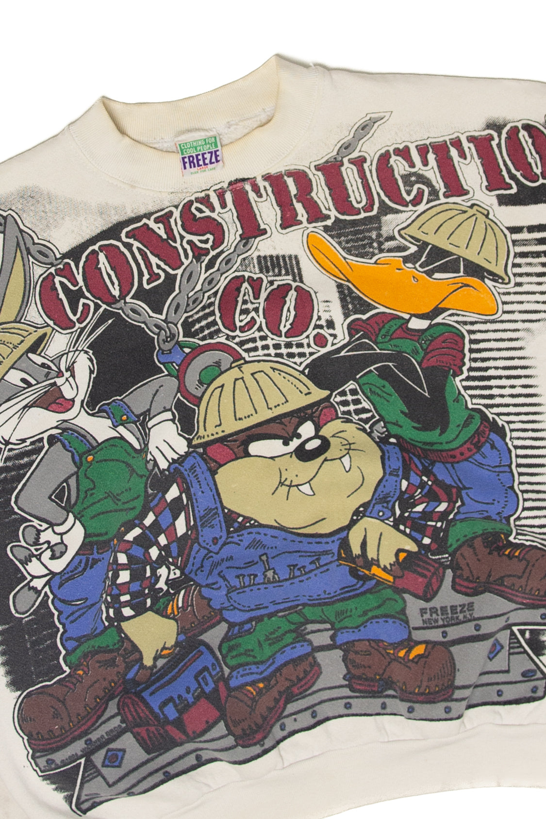 Vintage Looney Tunes "Construction Co." Sweatshirt (1990s)