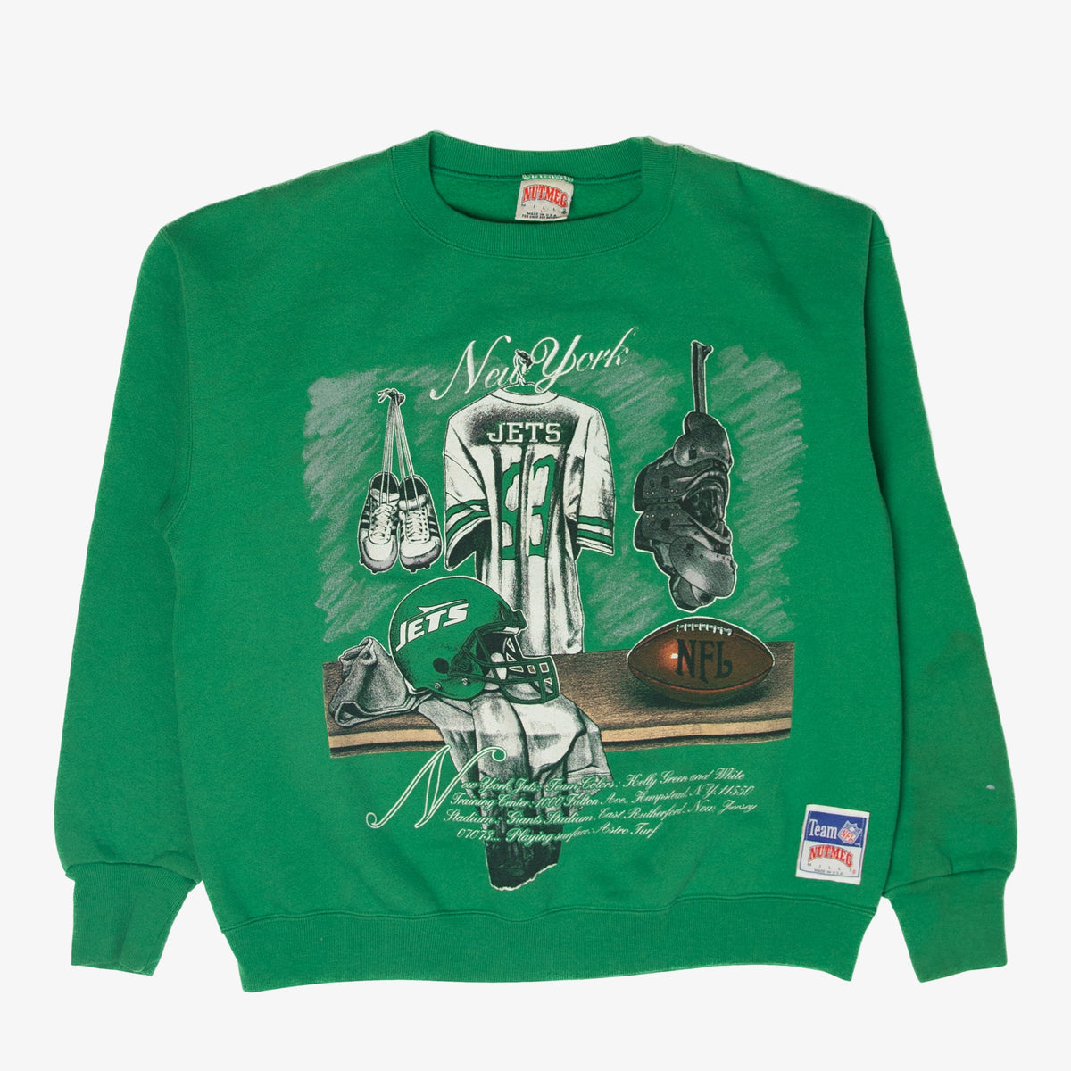 Vintage New York Jets Nutmeg Mills Sweatshirt (1990s) – Ragstock