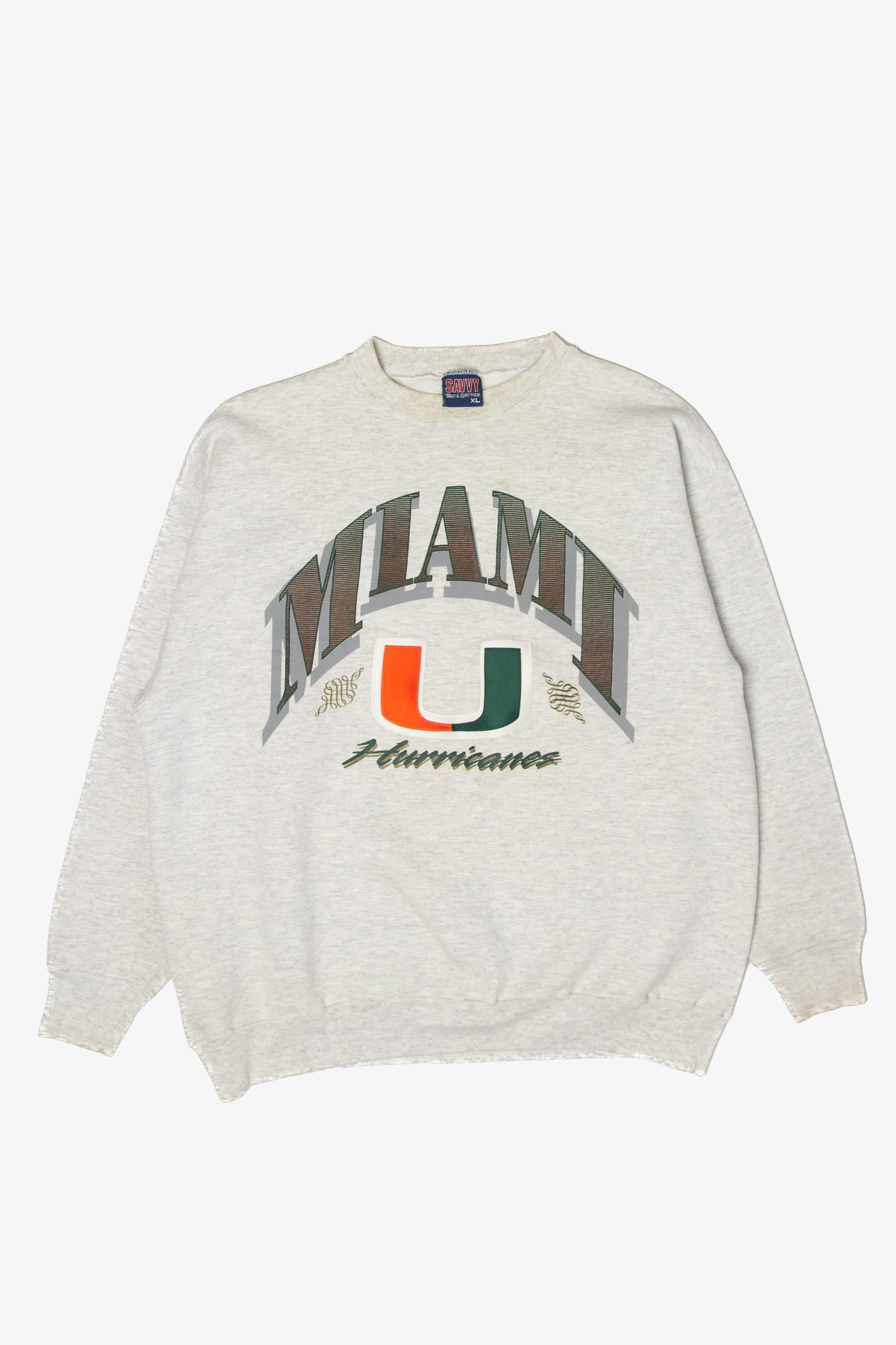 Vintage Miami U Hurricanes Sweatshirt