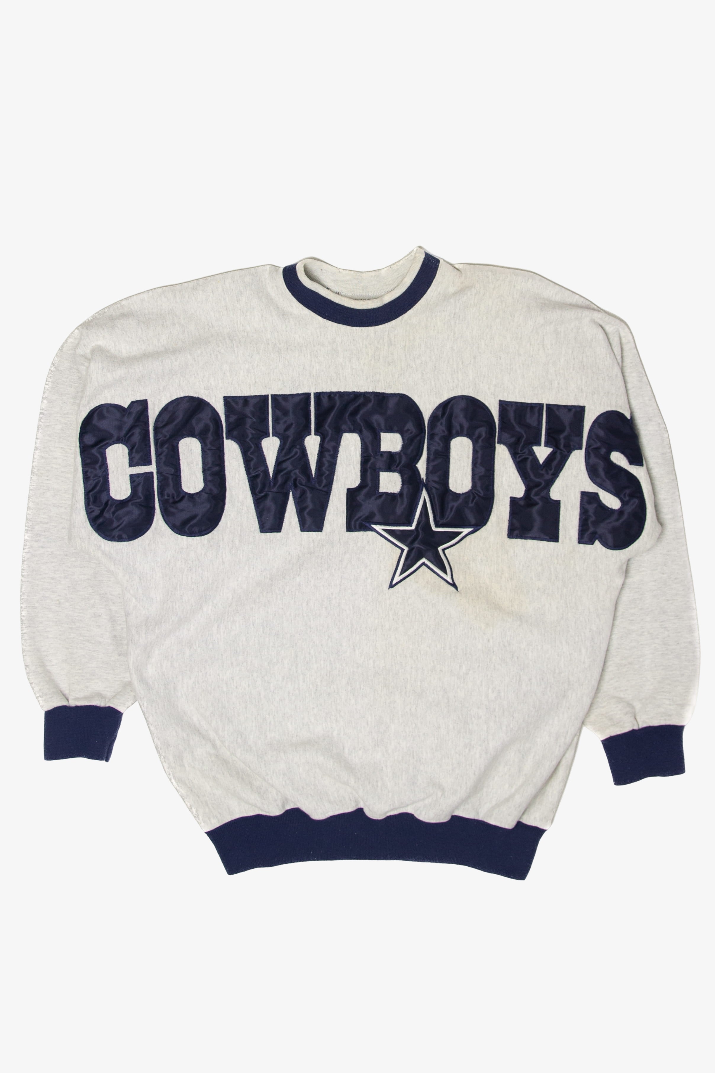 Vintage Embroidered Cowboys Sweatshirt