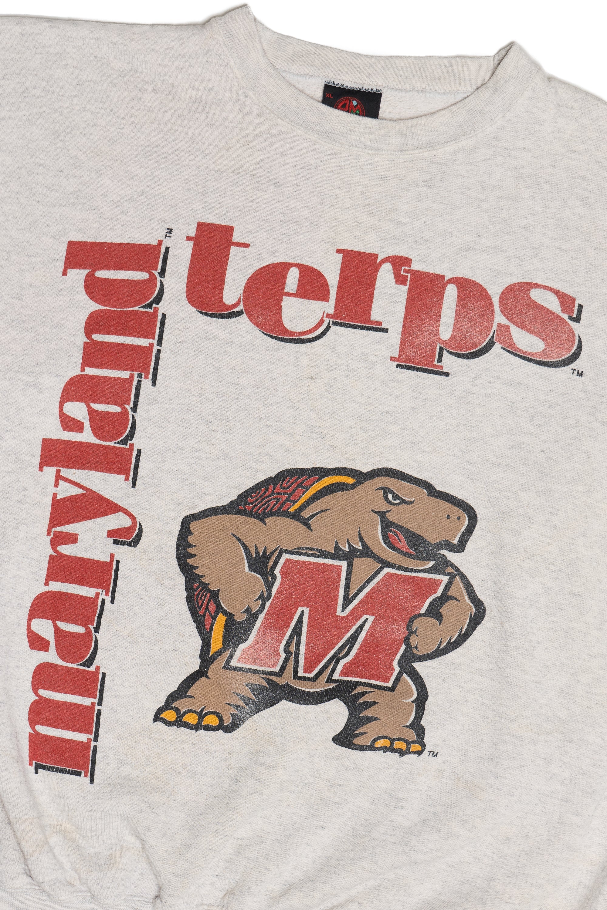 Vintage Maryland Terps University Of Maryland Mascot Sweatshirt (1990s)
