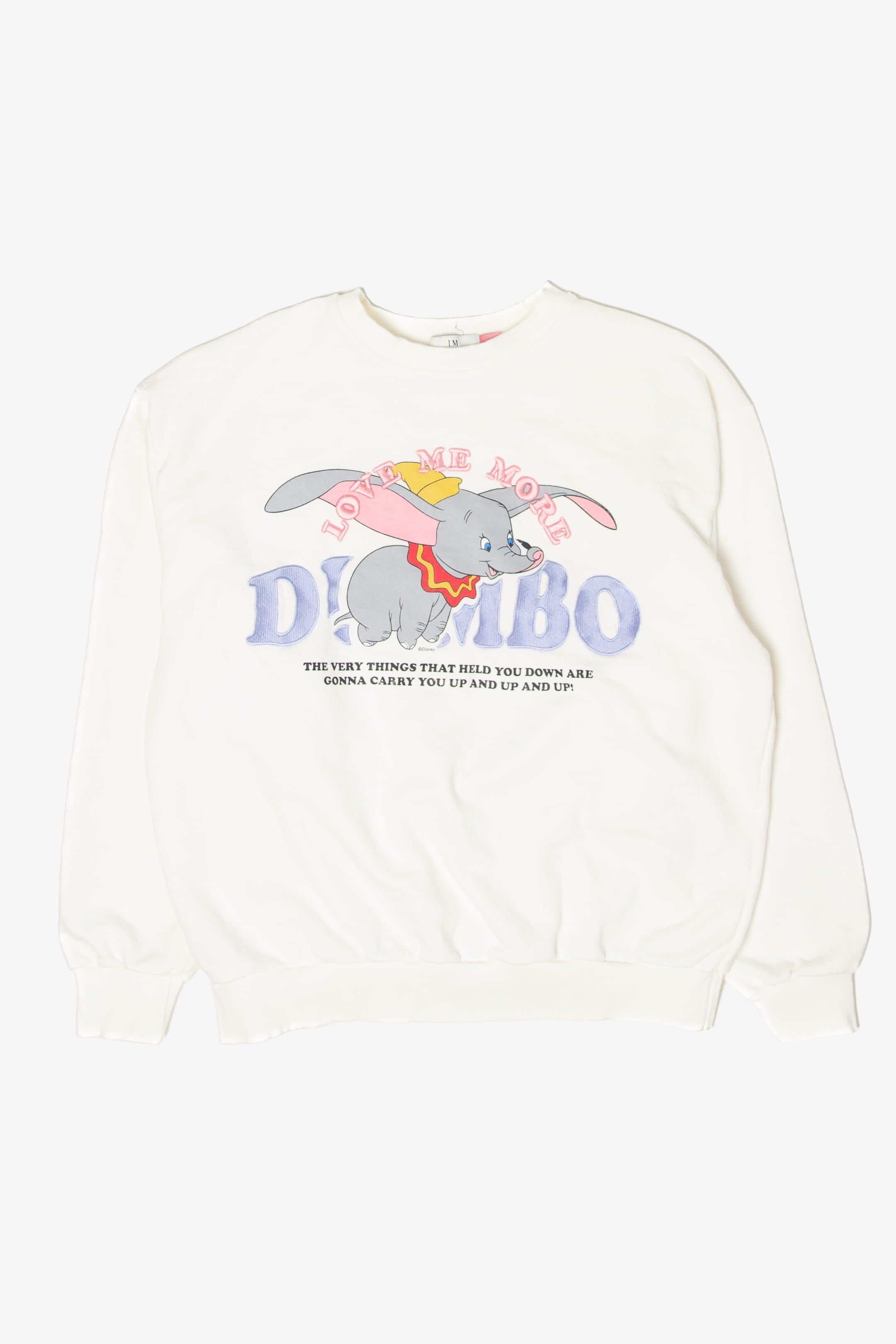 Vintage Disney Dumbo "Love Me More" Sweatshirt