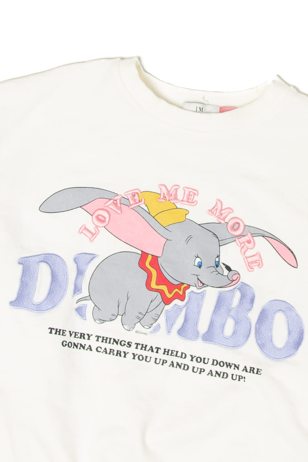 Vintage Disney Dumbo "Love Me More" Sweatshirt