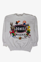 White "Loonies" Looney Tunes Sweatshirt (1990s)