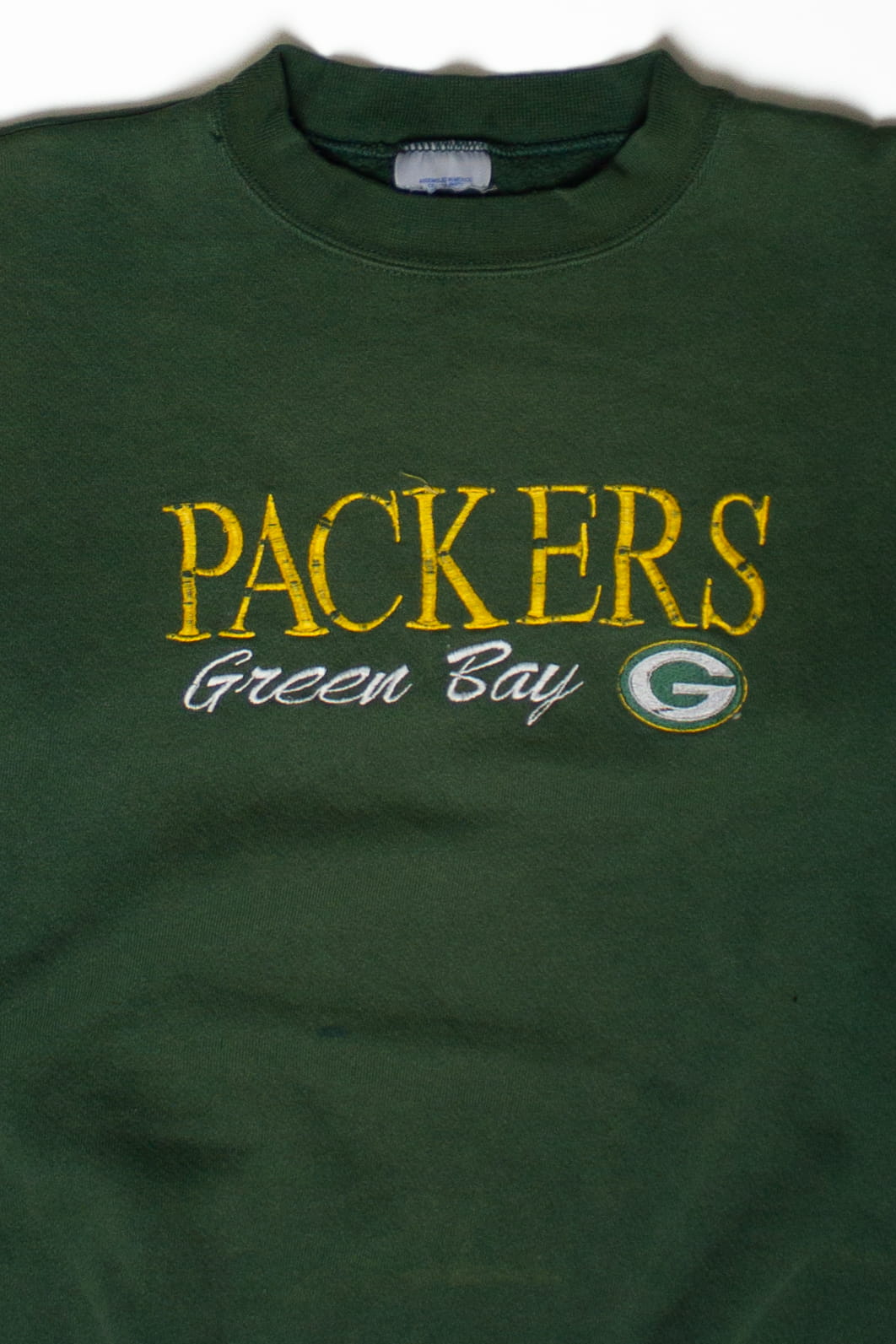 Vintage Green Bay Packers Embroidered Sweatshirt (1990s)