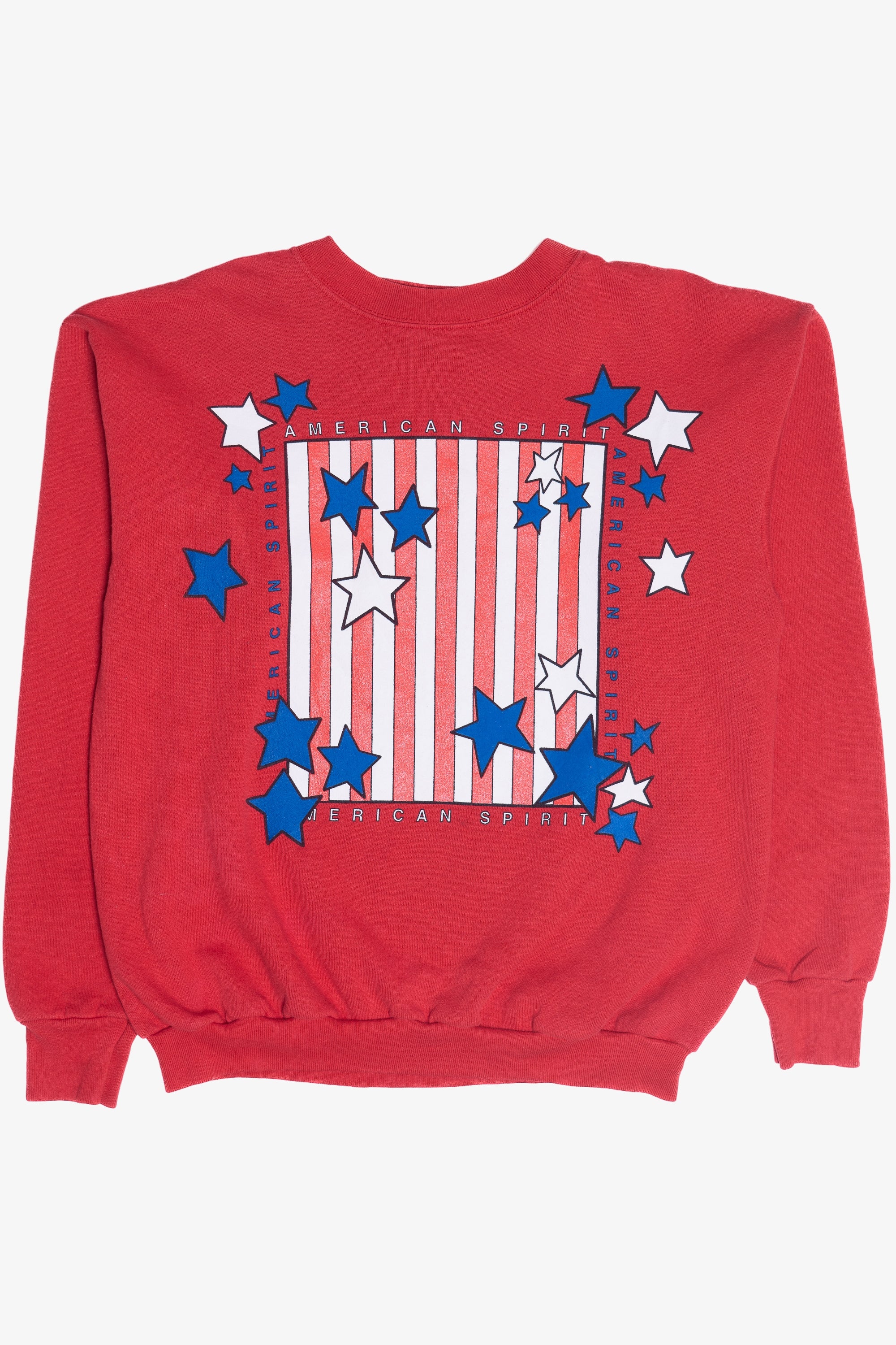 Vintage "American Spirit" Patriotic Americana Sweatshirt (1990s)