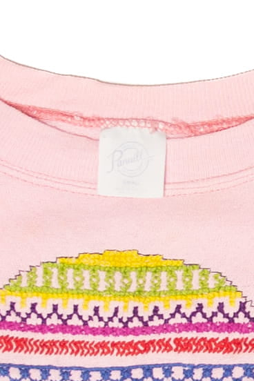 Vintage Embroidered Hot Air Balloon Sweatshirt (1990s)