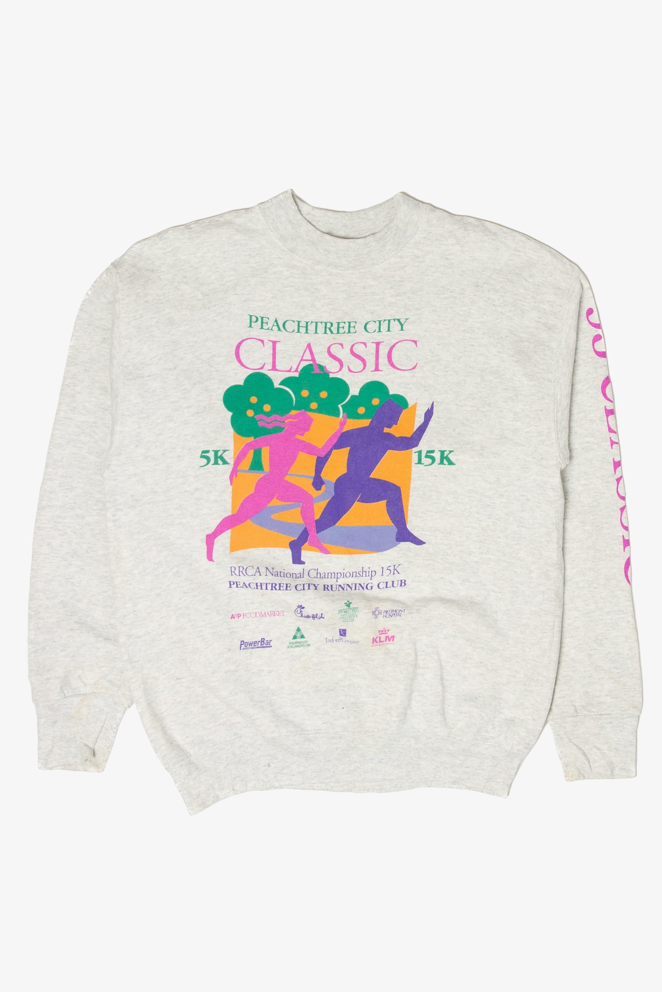 Vintage Peachtree City Classic RRCA National Championship 15k Sweatshirt (1990s)