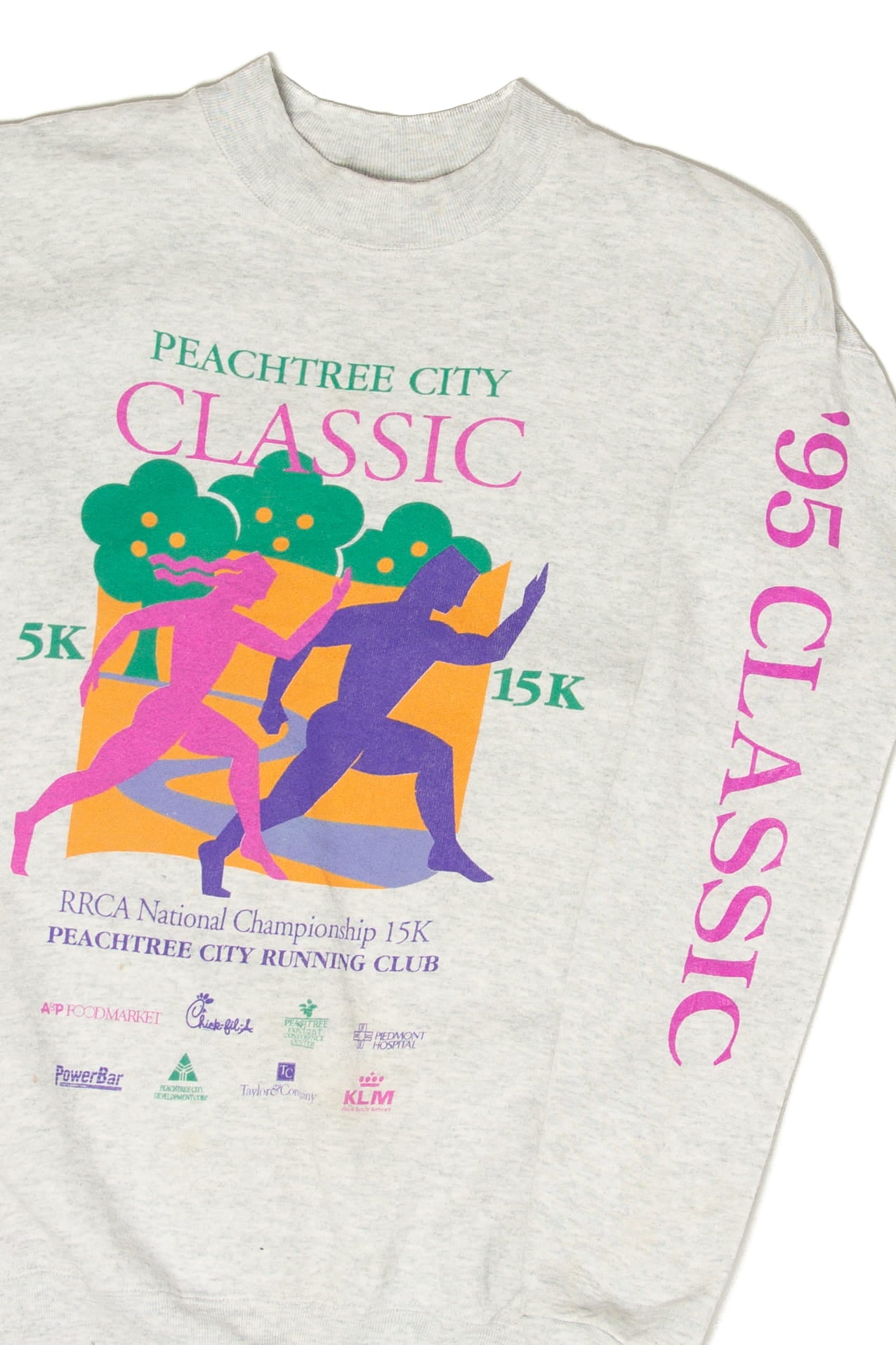 Vintage Peachtree City Classic RRCA National Championship 15k Sweatshirt (1990s)