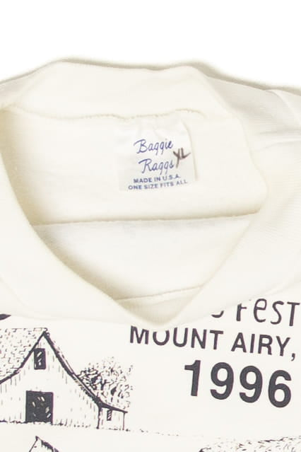 Vintage Autumn Leave Festival Wagon Trail Sweatshirt (1990s)