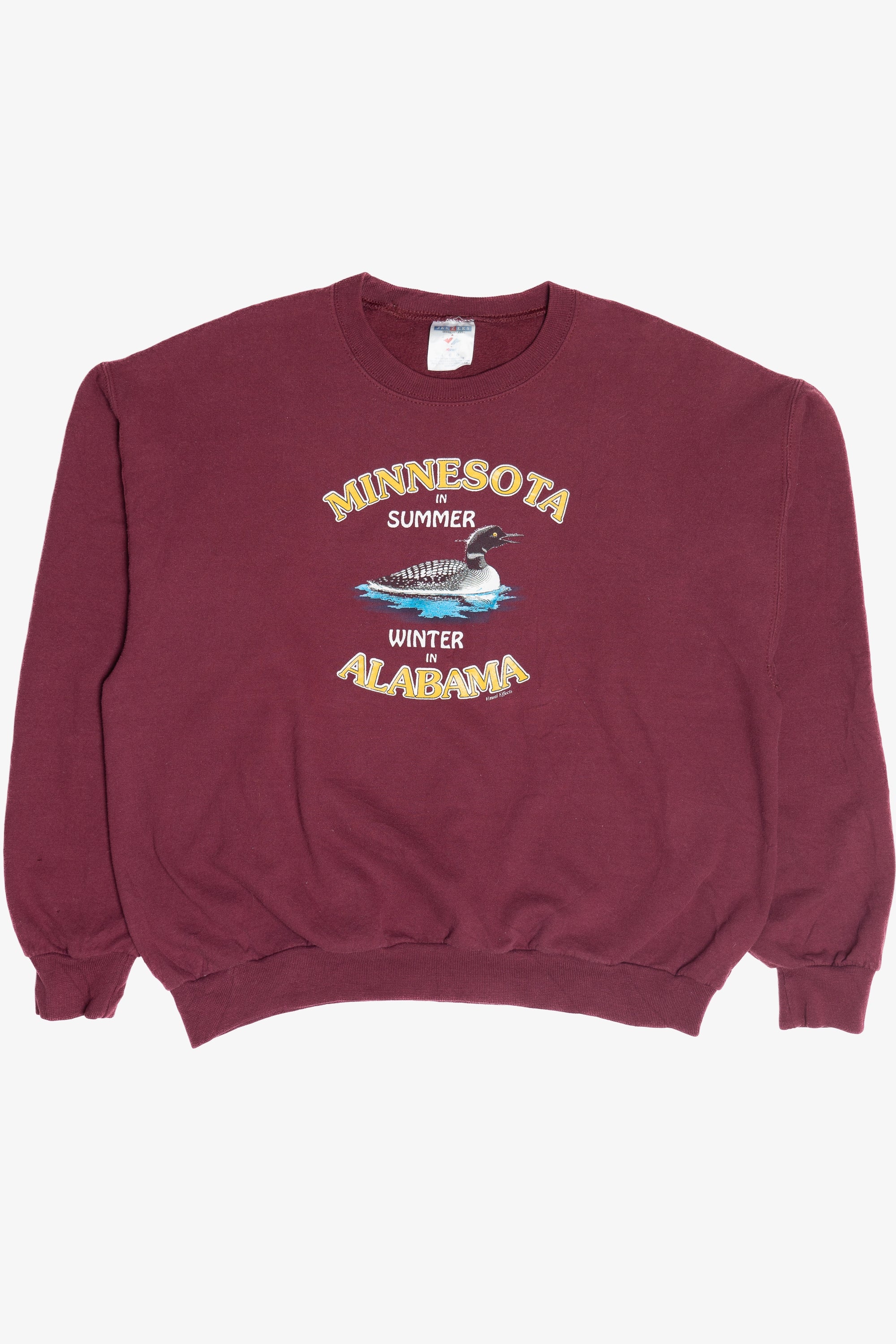 Vintage Minnesota Summer Alabama Winter Sweatshirt (1990s)
